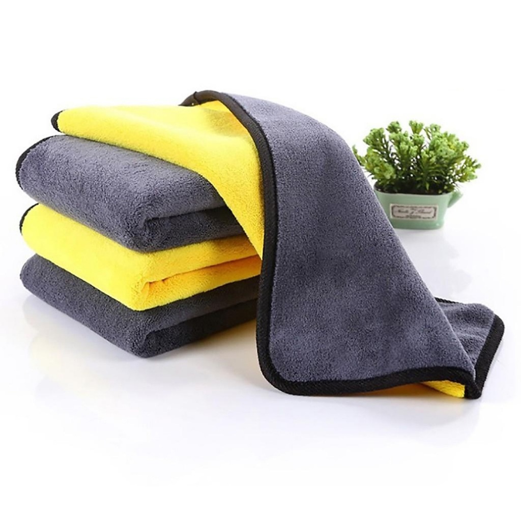 Khăn lau xe Microfiber mềm mịn thấm hút nước tốt Chuyên Dụng lau rửa xe hơi, Ô Tô, xe máy -  Khăn Lau Xe Ô Tô