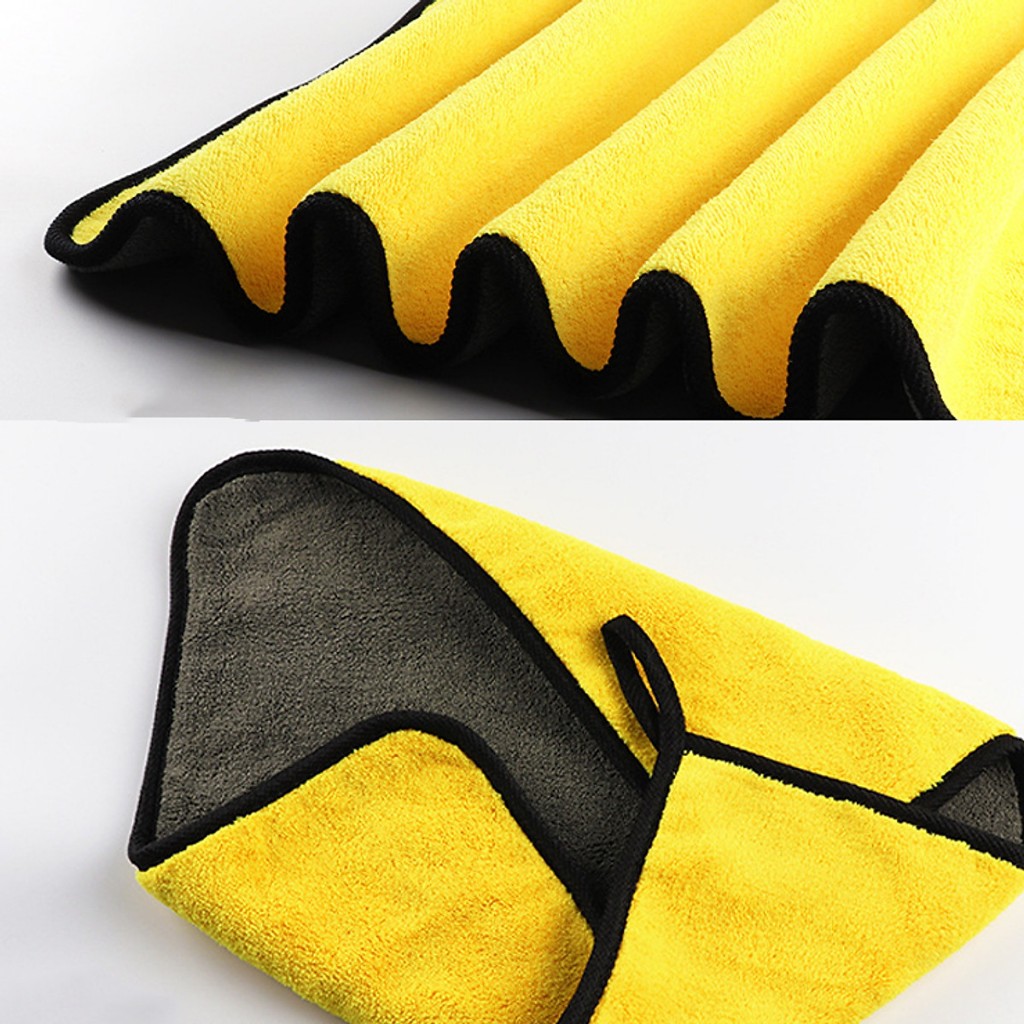Khăn lau xe Microfiber mềm mịn thấm hút nước tốt Chuyên Dụng lau rửa xe hơi, Ô Tô, xe máy -  Khăn Lau Xe Ô Tô