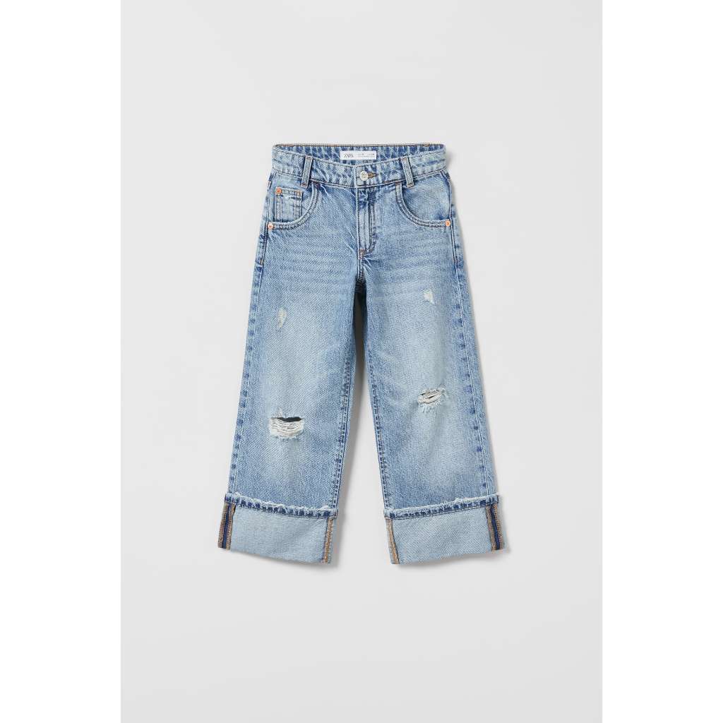 Quần Za.ra xắn lai cá tính cho bé gái size 10Y