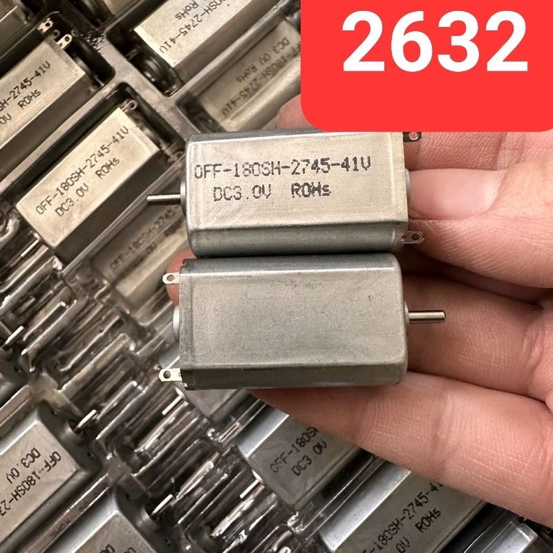 Motor 180Ff Motor Mới 3V Đít Bằng Sắt (2632)