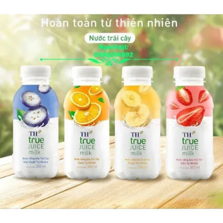 Chai sữa  TH vị  trái  cây 300ml.