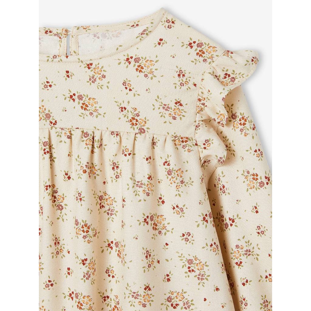 Áo sơ mi hoa be xuất Pháp cho bé gái AVB001