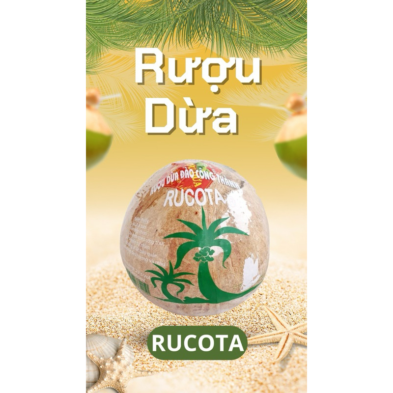 Dừa Quả Rucota Chính Hãng 1.5kg