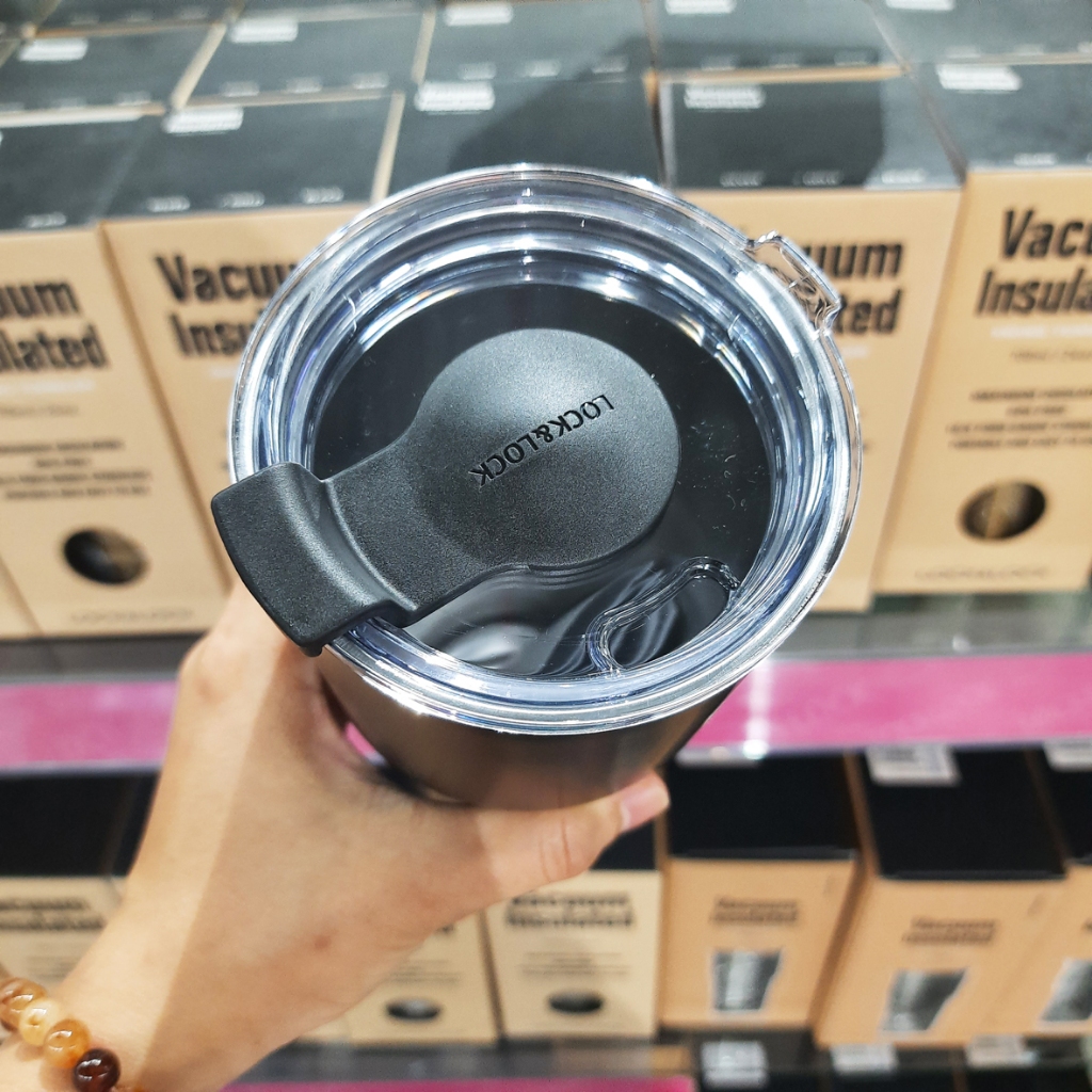 Ly Giữ Nhiệt Lock&Lock Swing Tumbler LHC4137 700ml Màu Đen - Larva Store
