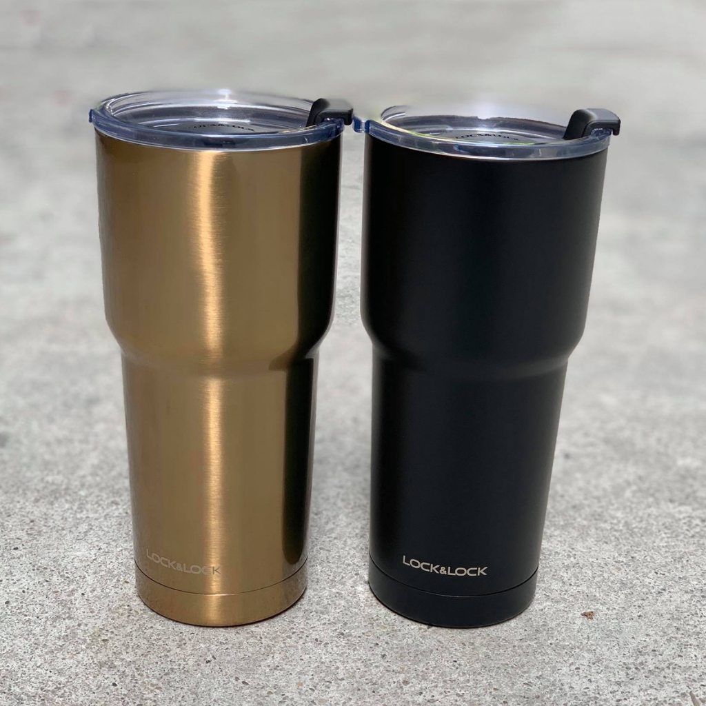Ly Giữ Nhiệt Lock&Lock Swing Tumbler LHC4137 700ml Màu Đen - Larva Store