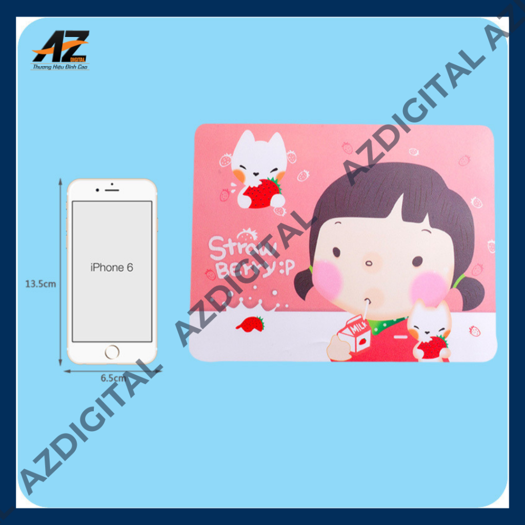 Lót chuột bàn di chuột cute dễ thương bé gái V2