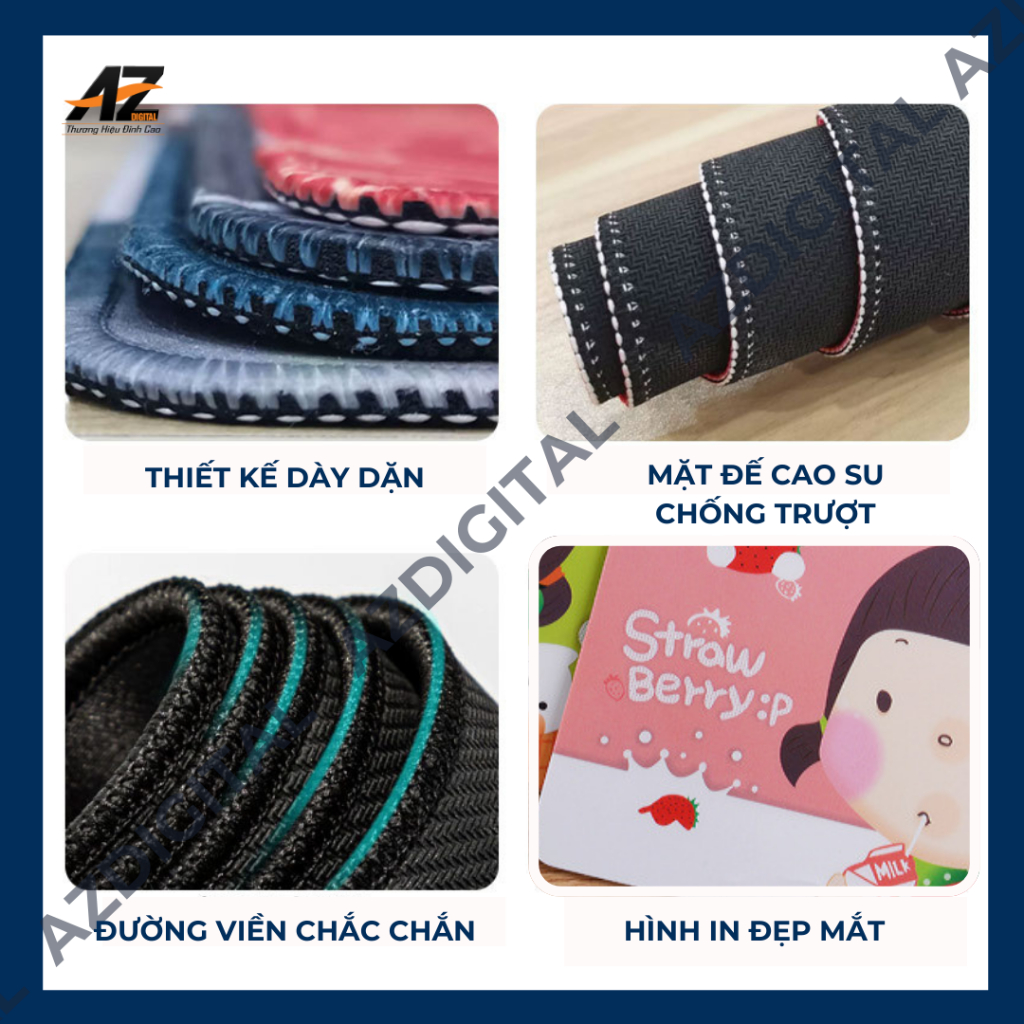 Lót chuột bàn di chuột cute dễ thương bé gái V2