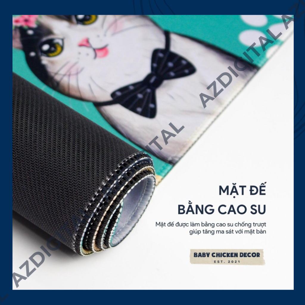 Lót chuột bàn di chuột cute dễ thương bé gái V2