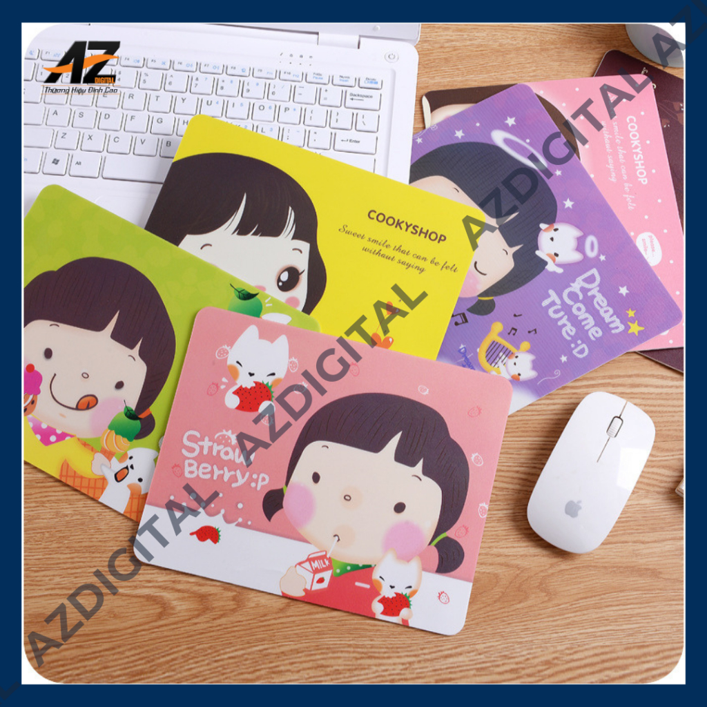 Lót chuột bàn di chuột cute dễ thương bé gái V2