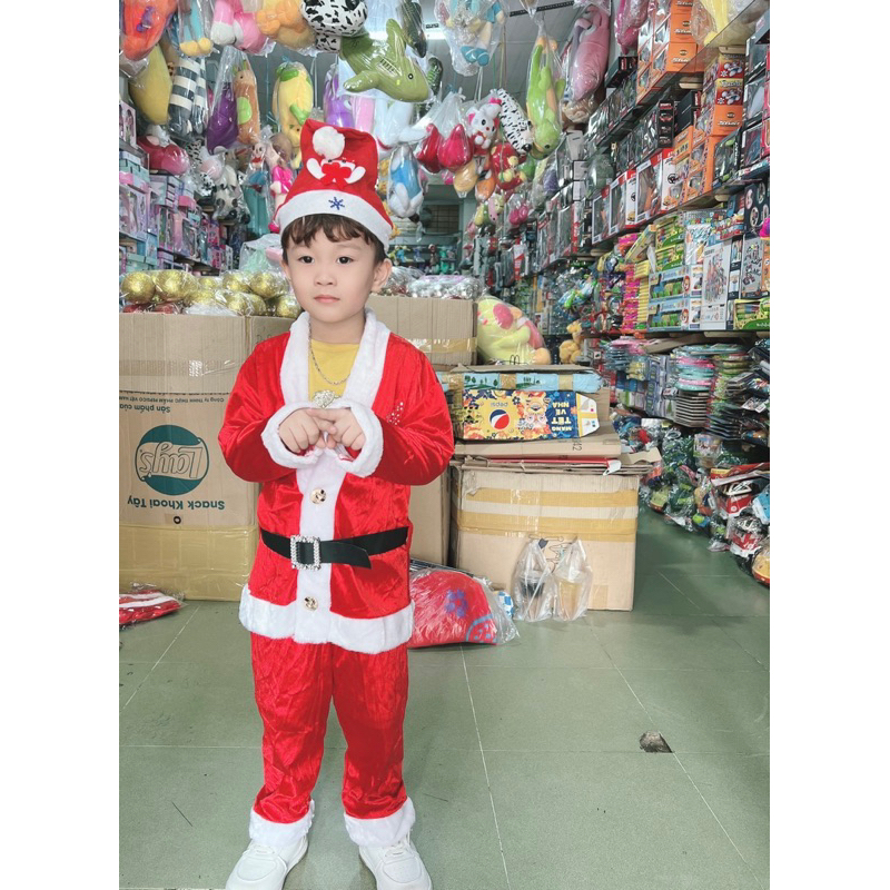 Mũ Giáng Sinh _ Nón Noel có đèn LED phong cách mới 2024 cho bé