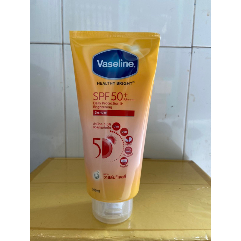 Dưỡng thể Vaseline 50X Healthy Bright SPF50+ Thái Lan 300ml
