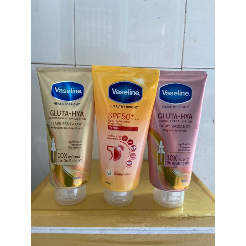 Dưỡng thể Vaseline 50X Healthy Bright SPF50+ Thái Lan 300ml