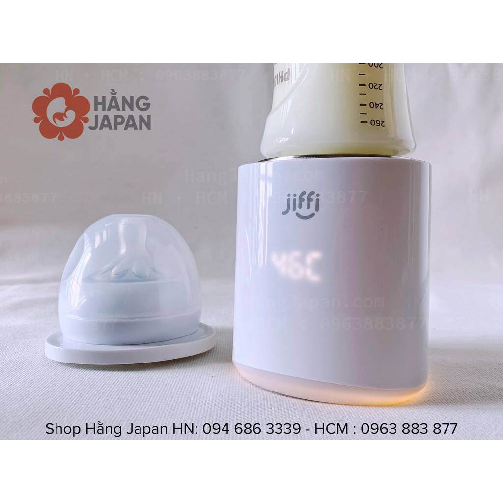 Máy hâm sữa cầm tay JIFFI 4.0 New, kiêm đun nước pha sữa cho bé - Bảo hành chính hãng 1 năm