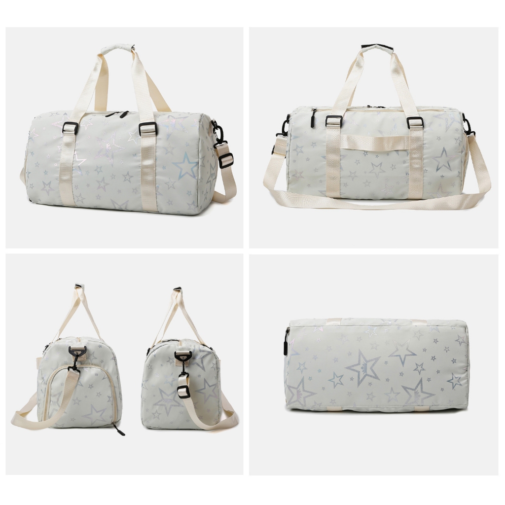 Túi xách thể thao du lịch thời trang nữ túi gym đa năng ngăn đựng giày riêng vải chống nước 8900