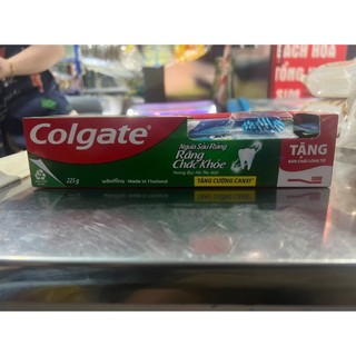 Giày - kem đánh răng colgate ngừa sâu răng tặng bàn chải 225g