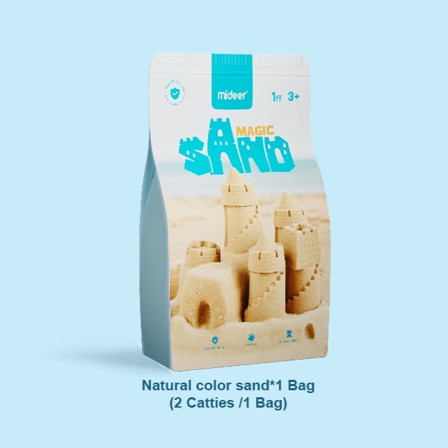 Bộ Đồ Chơi Hạt Cát Ma Thuật, Cát Động Lực Magic Sand Mideer Fullbox - Phát Triển Khả Năng Sáng Tạo Cho Bé