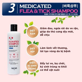 Dầu gội trị ve cho chó Budle'Budle 300ml