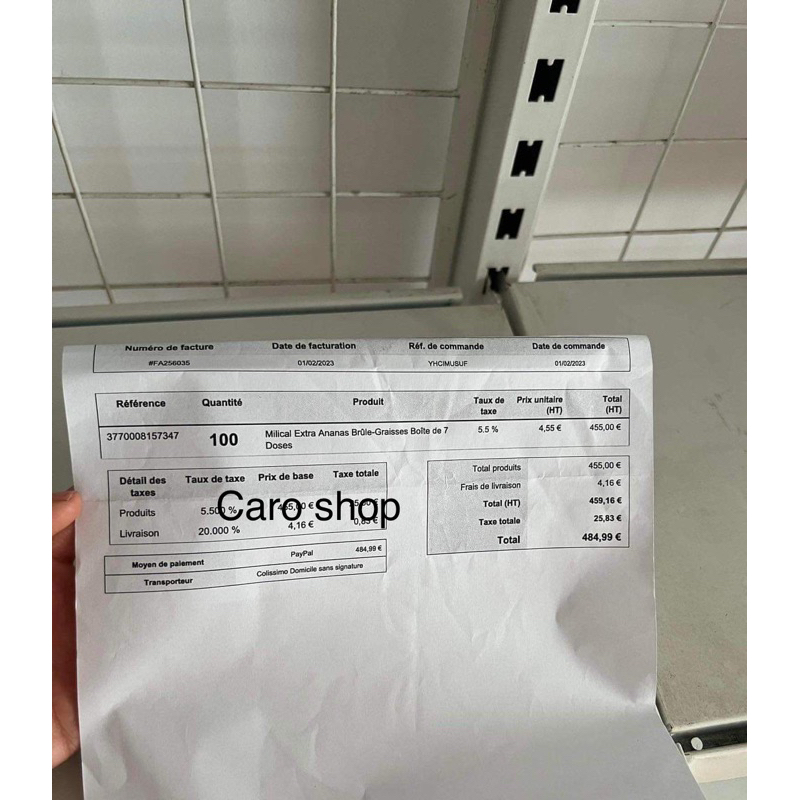 Nước Detox Cam dứa Extra Brule Grasse đốt mỡ 7 ngày Milical