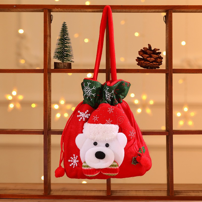 Túi đựng quà Noel cho bé-Bondkids đồ chơi thông minh