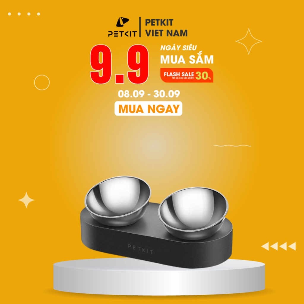 Bát ăn Nano metal Petkit cho thú cưng