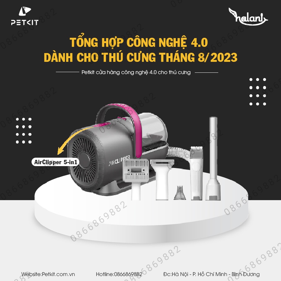 Petkit AirClipper 5-in1 Pet Grooming Kit Petkit