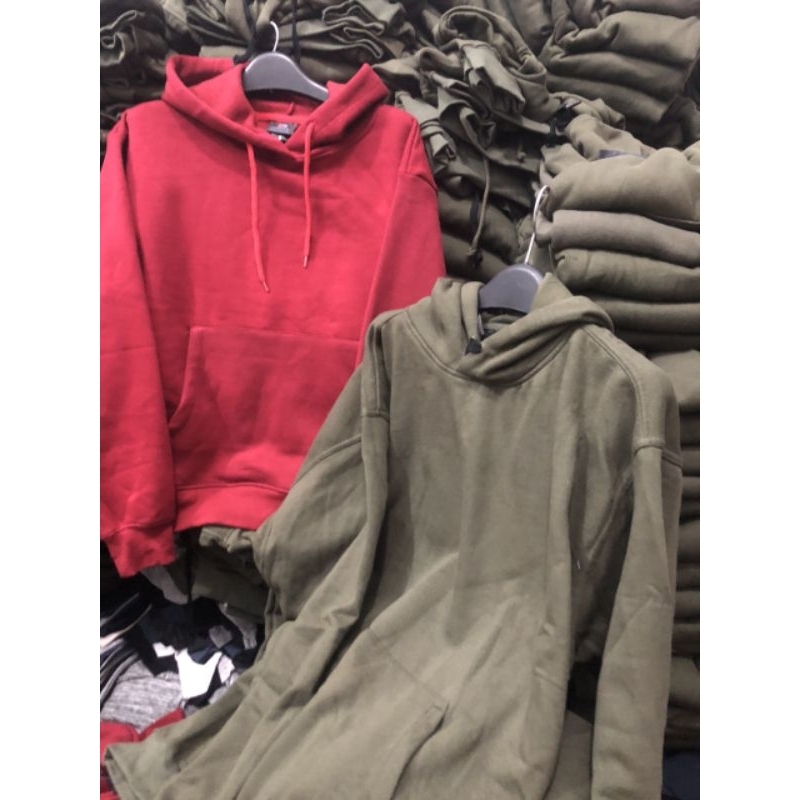 Áo hoodie nỉ trơn Beimar xuất dư