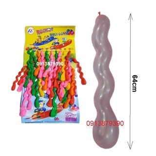 Combo 40 quả bóng bay xoắn 64cm dài đẹp