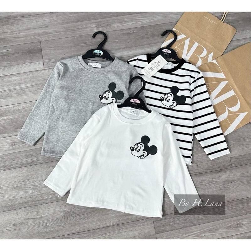 SET 3 ÁO ZIP MICKEY CHO BÉ