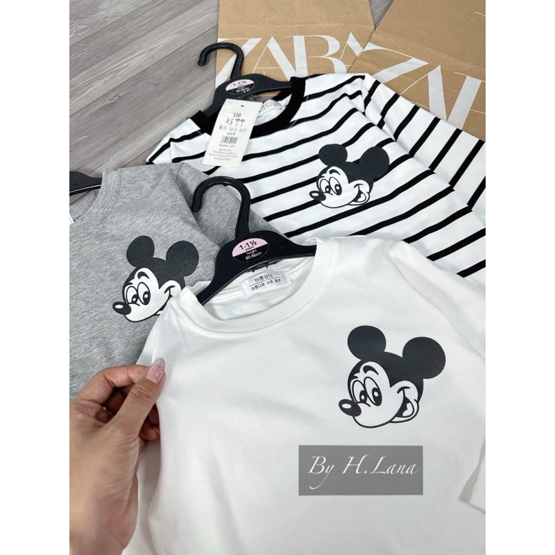SET 3 ÁO ZIP MICKEY CHO BÉ