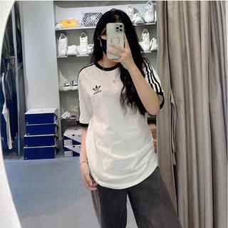 Áo Thun Adi-das phối 3 sọc Unisex Nam Nữ - Chất Liệu 100% Cotton Co Giãn 2 Chiều - Full Tem Tag Đóng Gói Bằng Hộp Giấy