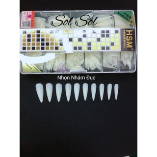 Móng úp lẻ size HSM - phom NHỌN NHÁM ĐỤC