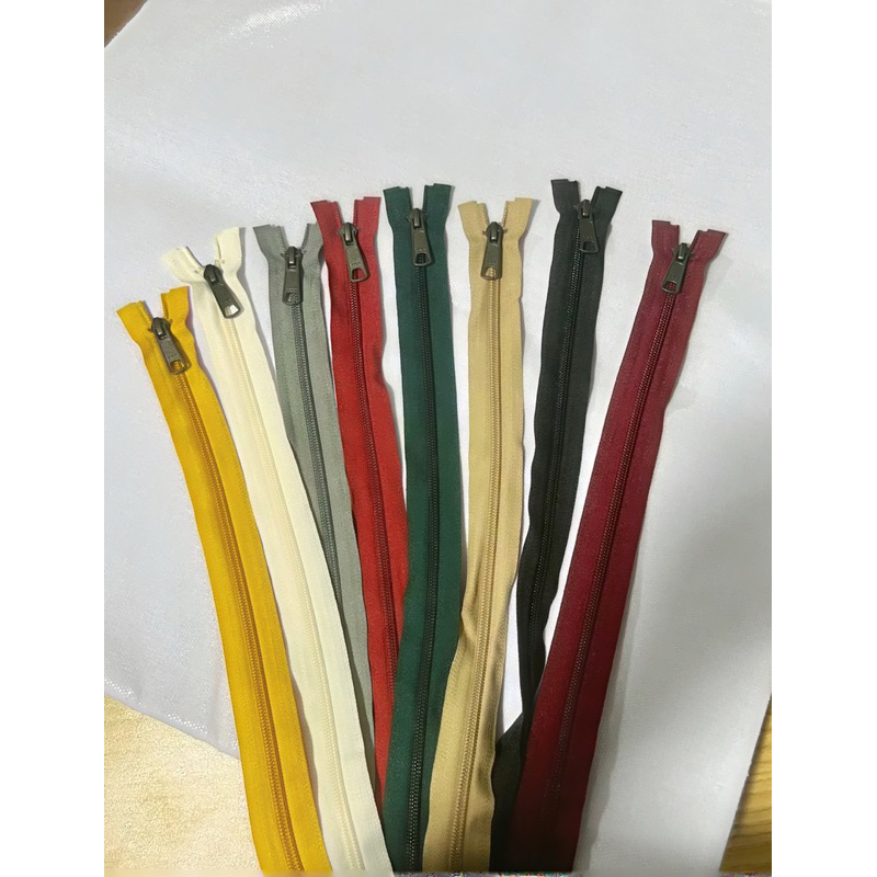 Khoá áo khoác,dây kéo áo khoác 60-65cm đủ màu