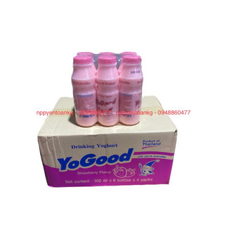 Sữa chua uống betagen yogood vị dâu chai 300ml