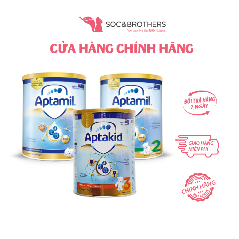 Thực phẩm dinh dưỡng Aptamil New Zealand 900g dành cho bé