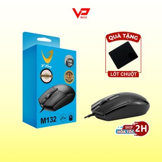 [ Tặng kèm lót ] Chuột máy tính có dây M132 Warship - VP MAX