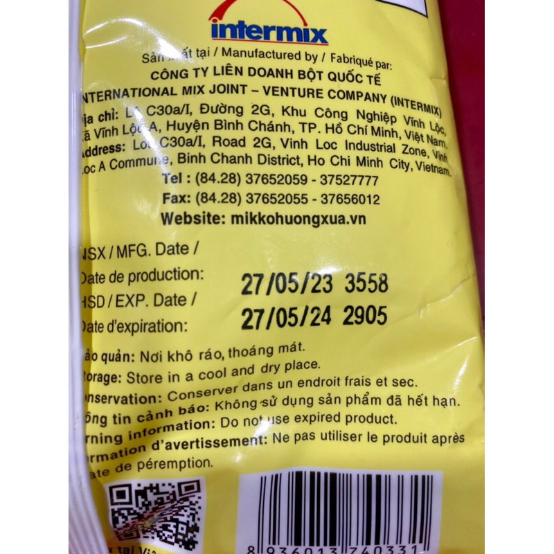 Combo 5 bịch Bột bánh xèo Hương Xưa 500g Mikko