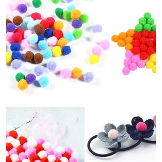 Sét 20 quả bông Pompom làm đồ handmade