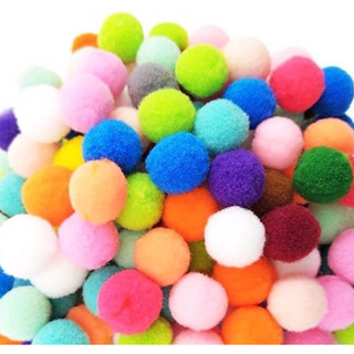 Sét 20 quả bông Pompom làm đồ handmade