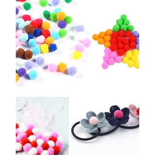 Sét 20 quả bông Pompom làm đồ handmade