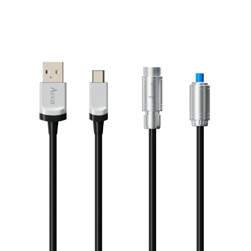 Dây cáp custom AKKO v2 Black Gold