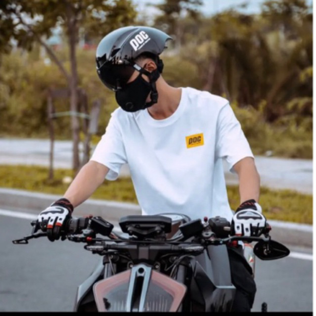 Mũ bảo hiểm 1/2 Poc01 đi xe đạp, xe máy, kính bấm chắc chắn