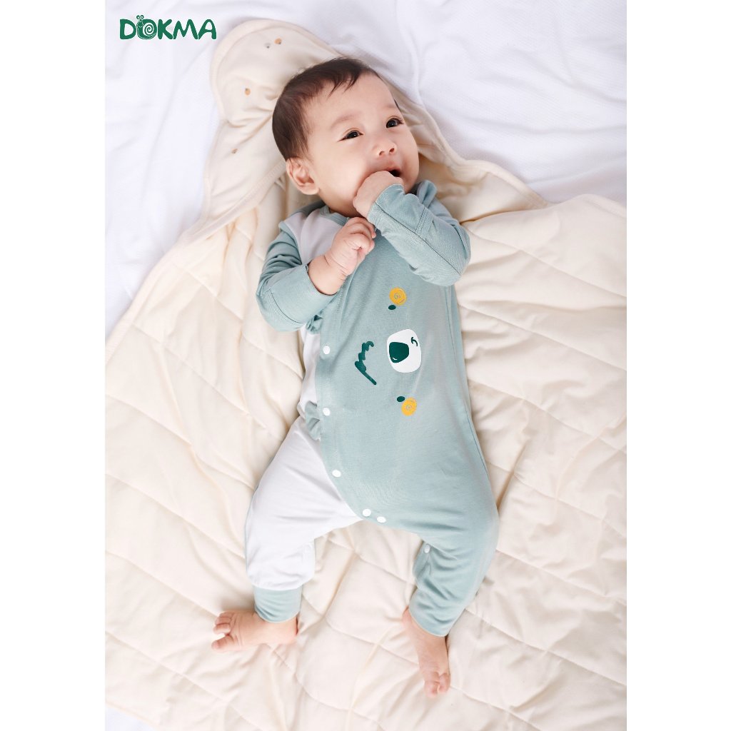 Bộ Áo Liền Quần Body Dài Sơ Sinh Vải Bamboo, Modal Mềm Mịn Cho Bé Từ 0-9 tháng Nhiều Mẫu