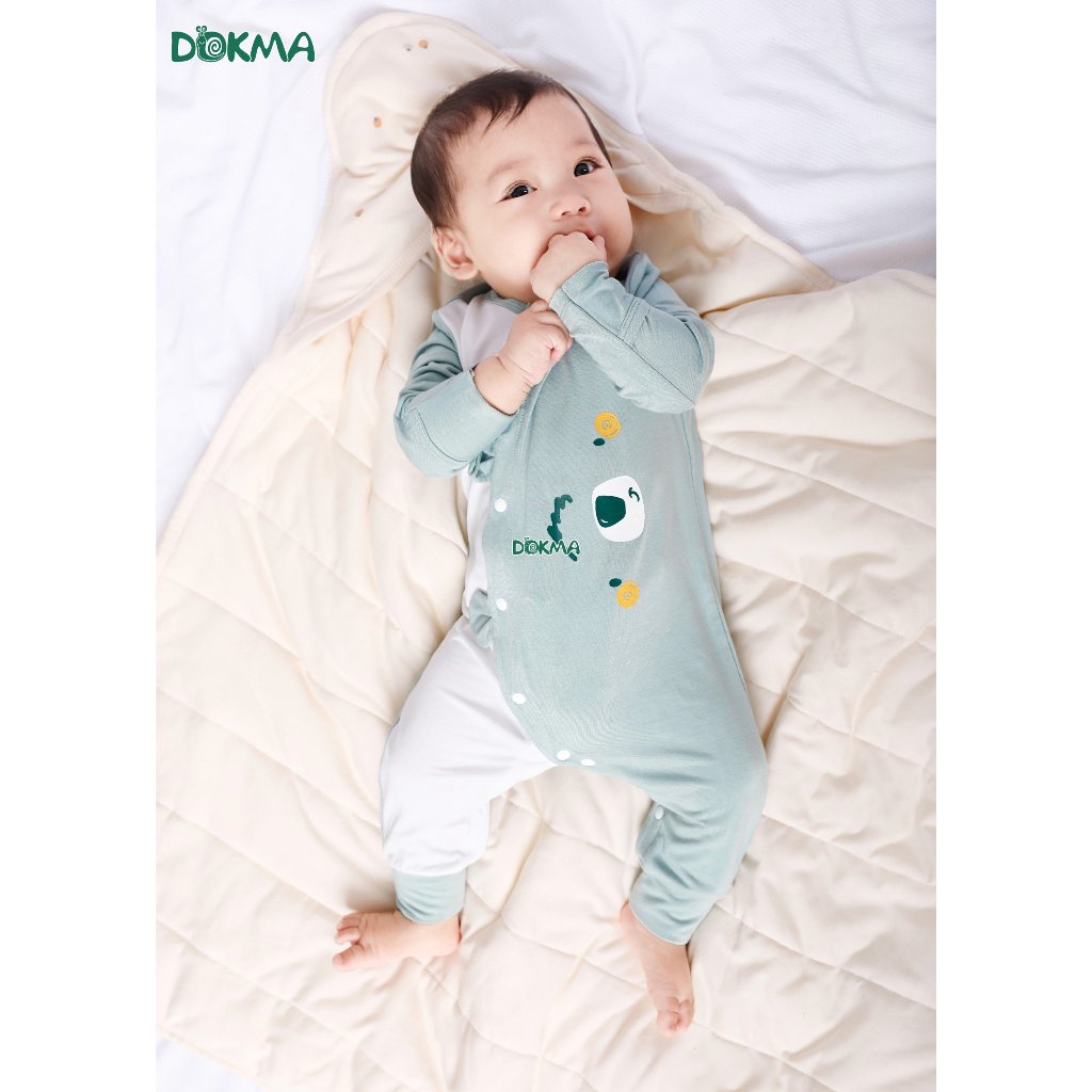 Bộ Áo Liền Quần Body Dài Sơ Sinh Vải Bamboo, Modal Mềm Mịn Cho Bé Từ 0-9 tháng Nhiều Mẫu