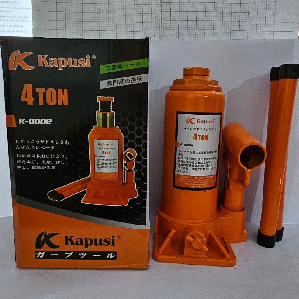 Kích Thủy Lực 4 Tấn KAPUSI - Con Đội 4 tấn