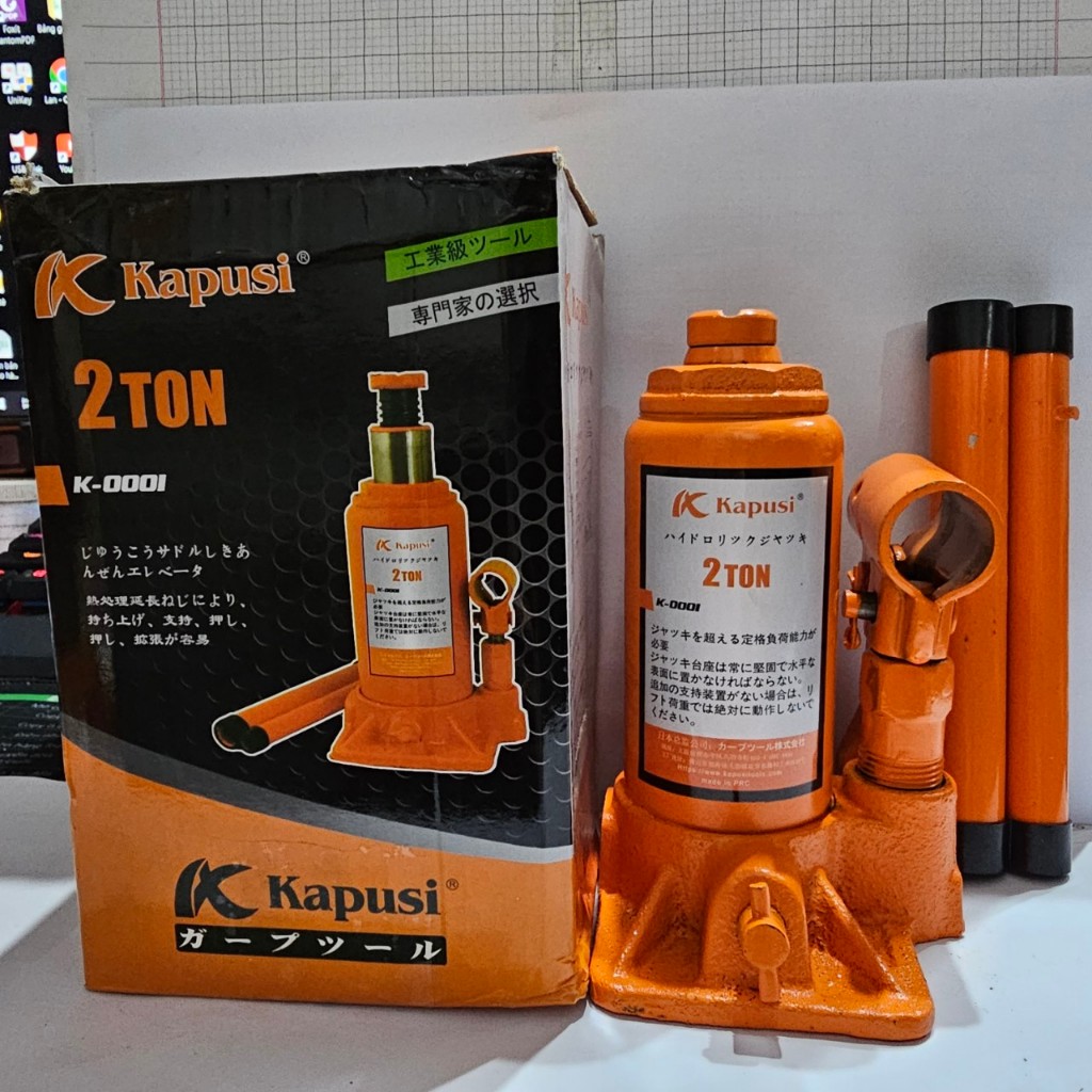 Kích Thủy Lực 2 Tấn KAPUSI - Con Đội 2 tấn