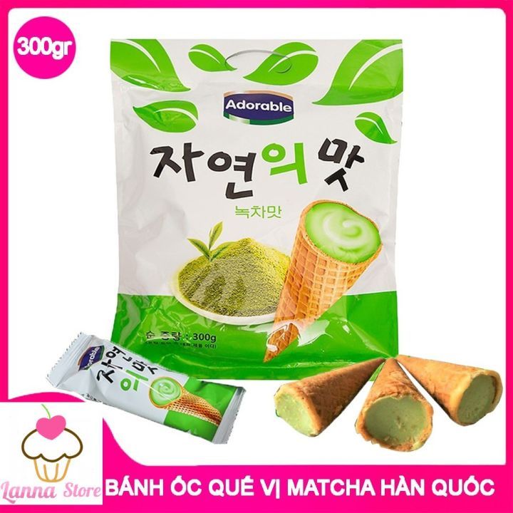 Bánh ốc quế Adorable 300g nhân kem siêu ngon