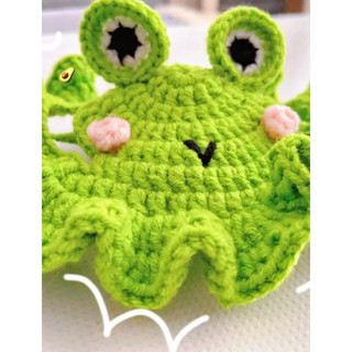 Nón ếch len handmade cho thú cưng
