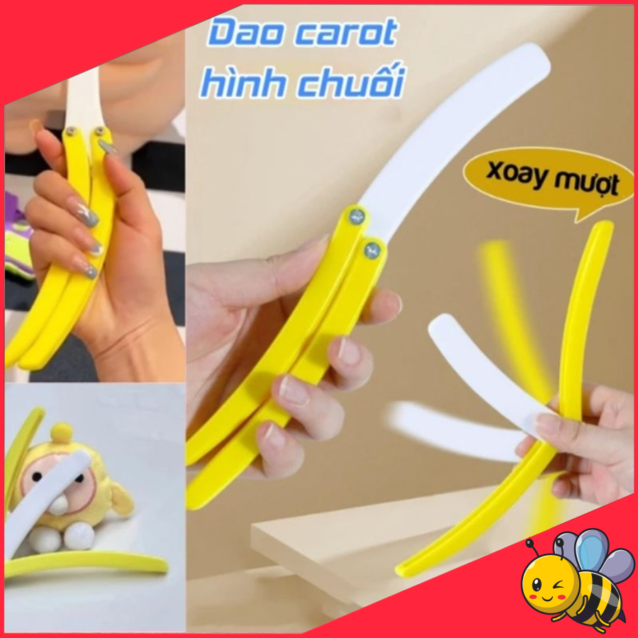 Đồ Chơi Chuối Cà Rốt 3D - Cà Rốt Trọng Lực Hình Chuối