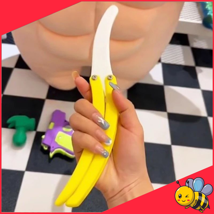 Đồ Chơi Chuối Cà Rốt 3D - Cà Rốt Trọng Lực Hình Chuối
