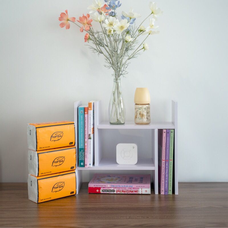 Khăn giấy đa năng TopGiaKids 4 lớp siêu dai, giấy cam